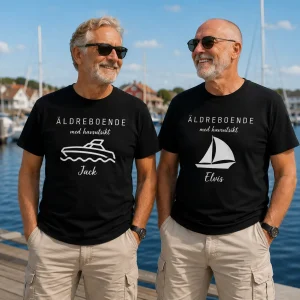 t shirt Äldreboende segelbåt