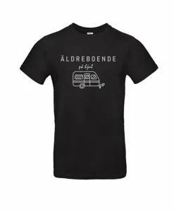 Aldreboende Husvagn Svart