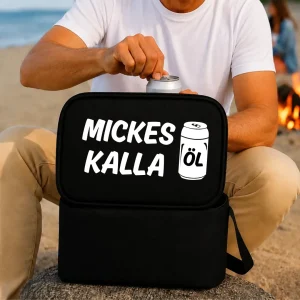 kylväska kalla öl, för 6 burkar